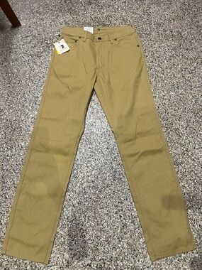 NWT M’s Duck Head Field Canvas Pant- Golden Wheat